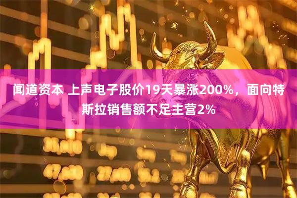 闻道资本 上声电子股价19天暴涨200%，面向特斯拉销售额不足主营2%